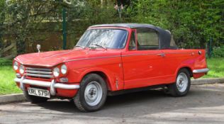 1970 Triumph Vitesse convertible classic car with 2 litre 6 cylinder engine, fitted with