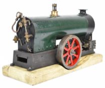 Approximately 1 inch scale live steam compound under-type engine, the Smithies type copper boiler
