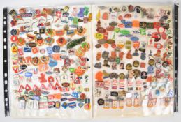 Collection of approximately five hundred vintage advertising pin badges mostly Dutch including