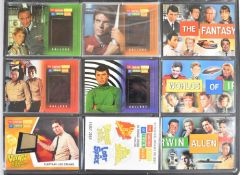 The Fantasy Worlds of Irwin Allen trading cards featuring Land of the Giants, Lost in Space Time,