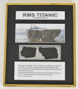 [RMS Titanic] a pair of 'rusticles' removed from 'The Big Piece', ie the 18 tonne salvaged section