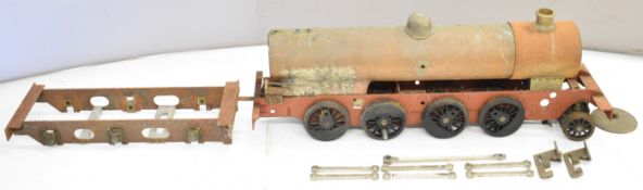 Part built 5 inch gauge 2-8-0 live steam locomotive believed to be Don Young's ROD design, to
