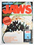 Jaws (1975) official film souvenir poster magazine, Screenstar / Universal Pictures.