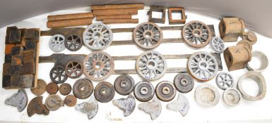 Part built 7¼ inch gauge Maxi 7 narrow gauge 2-4-4 live steam  locomotive, a model of the American