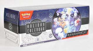 Pokémon TCG - Two 2023 Holiday Calendar boxed sets, each containing foil promo cards, booster packs,