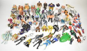 Sixty five 1980's and 90's action figures to include Thundercats, Action Force, Biker Mice From