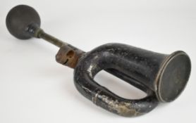 Lucas King of the Road vintage car or motorcycle bulb horn, overall length 54cm