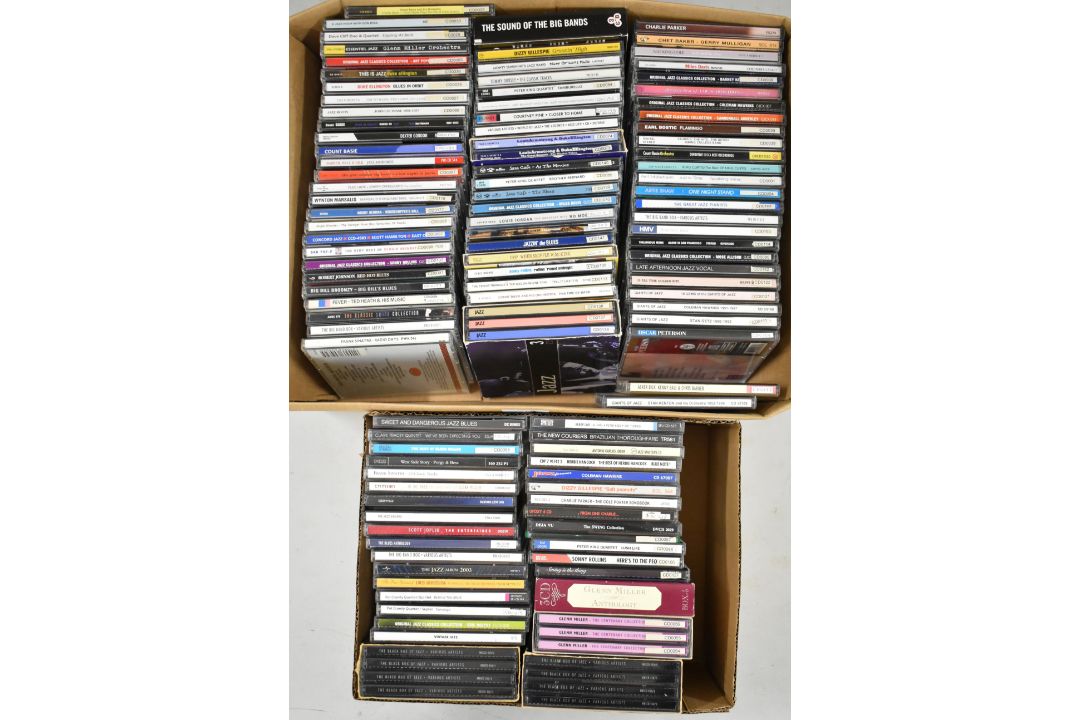 Approximately one hundred and sixty Jazz CDs including Dexter Gordon, Bill Broonzy, Wynton Marsalis, - Image 1 of 3