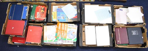 A large collection of world stamps in albums, stockbooks and loose, stockbooks include one of Malawi