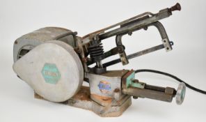 Small Kennedy power hacksaw with 1/6 hp single phase motor, overall length of machine 57cm
