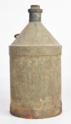 Vintage Brittol cone top petrol, oil or similar can and an Esso two gallon petrol can, of vintage