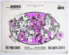 [Concert Programme] December 1967 tour programme for Jimi Hendrix Experience, The Move, The Pink