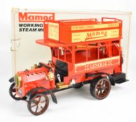 Mamod LB1 live steam model double decker London bus with revering cylinder oscillating cylinder