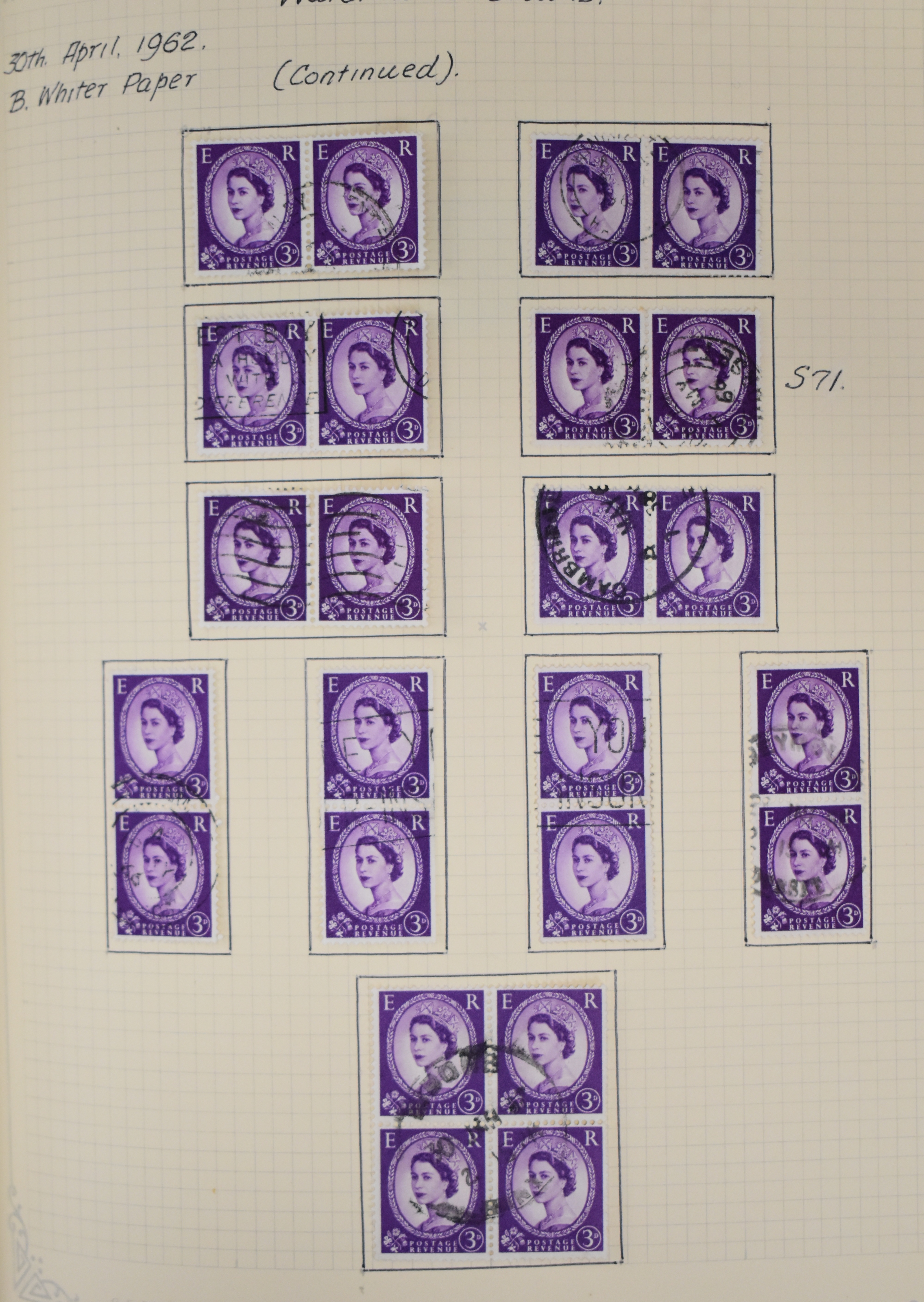 GB stamp collection in eleven albums and one stockbook 1937-1976 including a volume of regional - Image 17 of 19