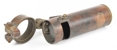 Stentophone veteran or vintage car exhaust whistle, overall length 24cm, to suit circa 2 inch pipe