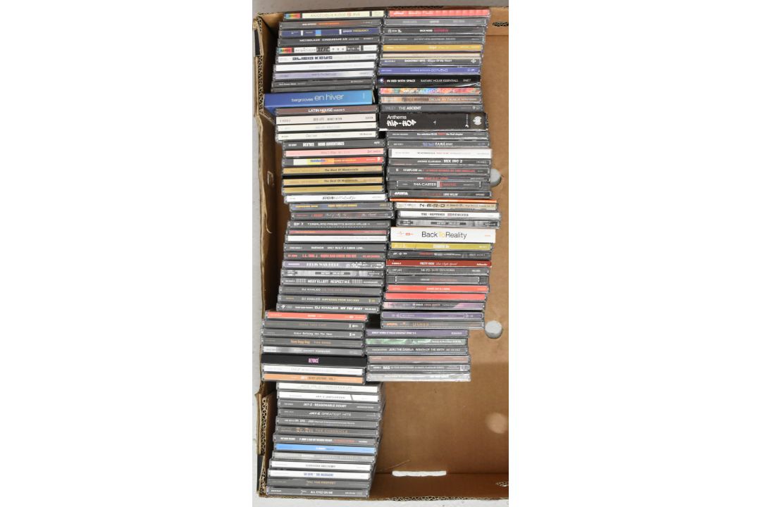 Approximately one hundred CDs, mainly Hip Hop includes two Tupac Shakur / 2-Pac, 50 Cent, two