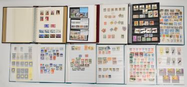 Mainly Commonwealth stamp collection in two albums and eight stockbooks, Queen Victoria to Queen