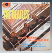 The Beatles Please Please Me (PMC 1202) black and gold label first mono press LP with Dick James