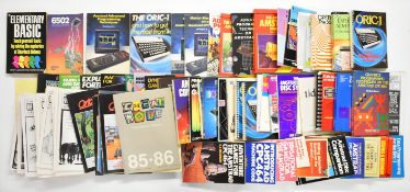 A collection of retro coding / programming books and magazines relating to the Amstrad CPC 464 and