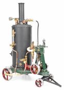 2 inch scale Ransomes, Sims & Jeffries single cylinder portable live steam dairy engine to the