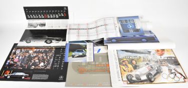 Seven Mercedes Benz calendars for years 1985, 1986, 1988 (and variant), 1989, 1990 and 1991, all but