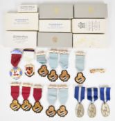 Collection of Masonic jewels and medals to include Hospital jewel Aegros Sanat Humanitas