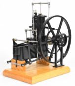 Exhibition standard model 1802 Boulton & Watt bell crank live steam engine with ring cam operated