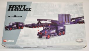Corgi Heavy Haulage 1:50 scale diecast Pickfords Scammell Contractor x2, Nicholas Trailer,