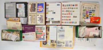 Collection of GB, world and Commonwealth stamps and PHQ cards, stamp booklets, Aerogrammes and