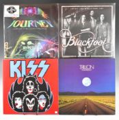 Collection of fifteen Hard Rock / Heavy Metal LPs comprisng. Kiss 'Demos' yellow vinyl limited