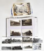 Approximately 800 LMS, British Railways and similar photographs and postcards to include LNWR,