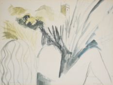 Reginald James Lloyd (1926-2020) pencil and watercolour titled ‘Brent Tor’ signed R.J. Lloyd 1973 in