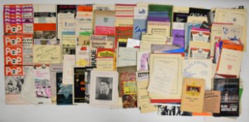 Collection of vintage theatre, opera, music, circus and other programmes, brochures, magazines etc