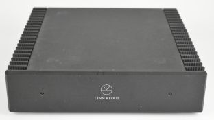 Linn Klout home Hi-Fi stereo power amplifier with user manual, serial no. 004942.