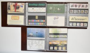 One hundred GB presentation packs in three albums, face value over £230