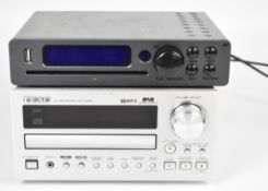 Brennan JB7 160G CD player / music storage system, together with a TEAC CR-H240 CD Receiver.