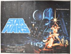 Star Wars: Episode IV - A New Hope (1977) UK quad poster by Greg & Tim Hildebrandt, previously