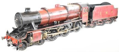 5 inch gauge LMS Black 5 live steam 4-6-0 tender locomotive, the copper boiler having 0-150 psi