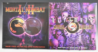 Three Mortal Combat LPs, all three are sealed in shrink wrap, and are European Releases with 'Made