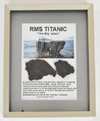 [RMS Titanic] a pair of 'rusticles' removed from 'The Big Piece', ie the 18 tonne salvaged section