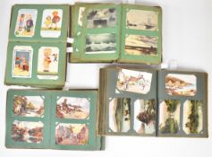 Collection of approximately five hundred and fifty Edwardian and early 20th century postcards housed