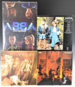 Collection of fifteen Abba LPs including Abba Gold Greatest Hits limited edition on gold vinyl, Abba