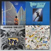 Six Hard Rock / Prog Rock / Folk Rock LPs comprising Led Zeppelin III, Thin Lizzy Jailbreak and Live