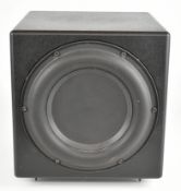 REL Acoustics Q200E home cinema bass subwoofer, serial no. Q2001911, height 30cm