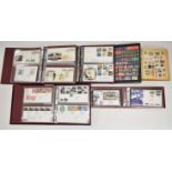 A collection of first day covers 1966-2015 in ten albums, some Benham covers, mostly Royal Mail,