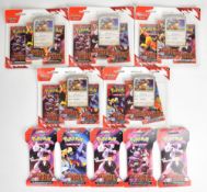 Pokémon TCG - Scarlet & Violet 'Destined Rivals' booster packs comprising five 3-pack blisters and
