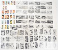 A complete set of Thunderbirds bubblegum trading cards by Somportex, comprising numbers #1-72 plus