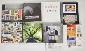 Lichtenstein and Switzerland mint and used in three stockbooks with issues to 2018 together with