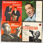 Twenty two Jazz LPs which appear mostly 1950s and 1960s releases including Sidney Bechet, Woody