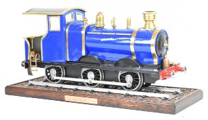 2½ inch gauge live steam 0-6-0 locomotive, with 0-100 psi pressure gauge, safety valve and